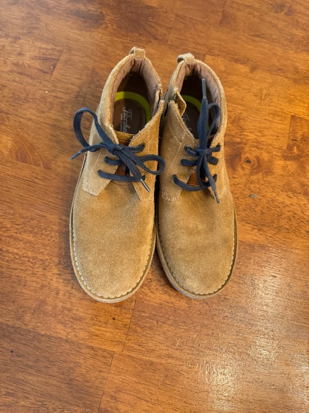 Florsheim Kids Navigator Jr. Chukka Boots Mocha Suede Boys Size 5